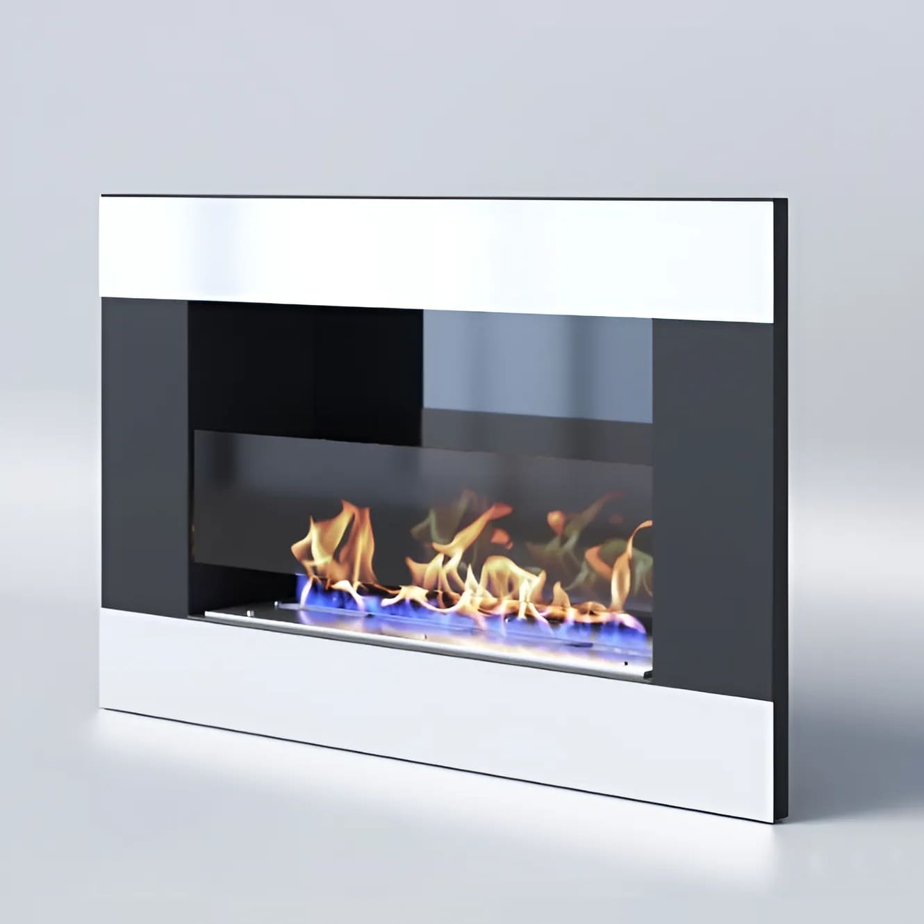 Биокамин "Русский огонь" Модерн 650V встраиваемый с декоративным стеклом (стемалитом) по цене 26 350 руб.