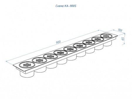 Каминный адаптер Lux Fire D85-900S по цене 22 220 руб.