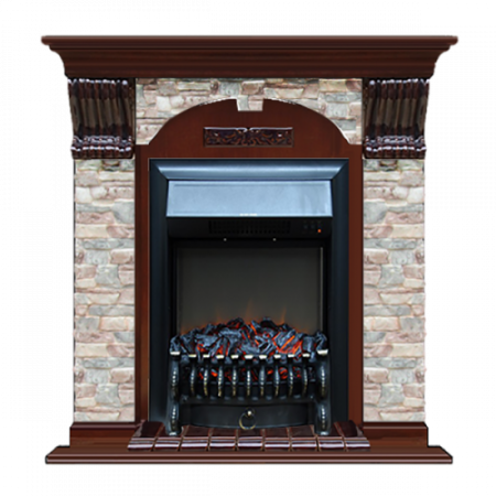 Арочный Грот цветной (красное дерево)+Fobos Black