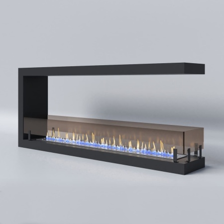 Биокамин "Русский огонь" Честер Торцевой 1200 с защитным стеклом по цене 50 600 руб.