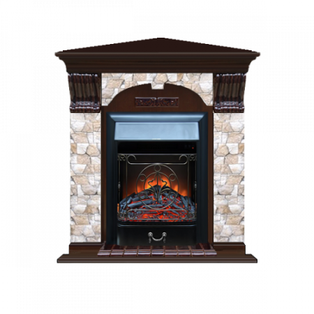 Арочный Арбат угловой (дуб)+Majestic Black