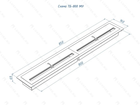 Топливный блок Lux Fire 800 МУ Топливный блок Lux Fire 800 МУ по цене 46 420 руб.