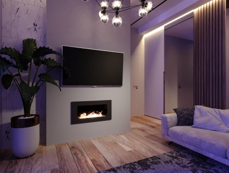 Биокамин "Русский огонь" Лофт 800V встраиваемый по цене 19 400 руб.