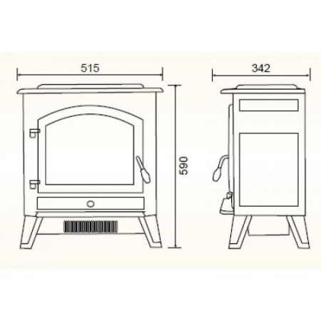 Электрокамин EFP/F - 200RC