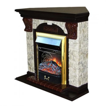 Арочный Арбат угловой (дуб)+Majestic Brass