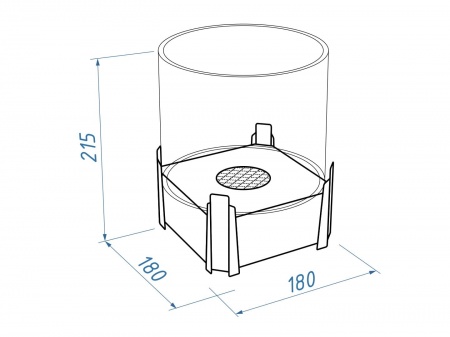 Биокамин настольный Lux Fire "Новогодний" по цене 12 750 руб.