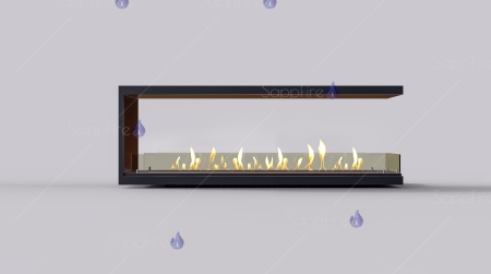 Встраиваемый торцевой сквозной очаг 800 SappFire по цене 42 900 руб.